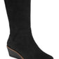 Aerosoles Women's Binocular Wedge Boot Black Size 11 W
