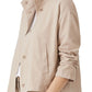 Eileen Fisher Stand Collar Jacket in Khaki - Size X Large