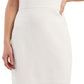 BCX Women's Scalloped Short Mini Dress White Size Small