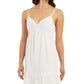 BCX Junior's Eyelet Dress White Size XX-Large