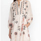 Johnny Was - BELLANIA BUTTON YOKE FIELD SLIP DRESS
