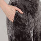 Lysse - Crushed Velvet Wide Leg Pants