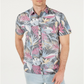 O'Neill Men's Sessions Modern Fit Tropical Print Shirt Black Size XL