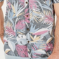 O'Neill Men's Sessions Modern Fit Tropical Print Shirt Black Size XL