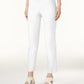 Eileen Fisher Women's Washable Crepe Slim Leg Ankle Pants White Size Medium