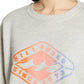 Women's Billabong Diamond Life Graphic Sweatshirt Gray Size S