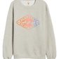 Women's Billabong Diamond Life Graphic Sweatshirt Gray Size S