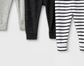 Cloud Island Baby 3pk Pull-On Pants Black/Gray Newborn