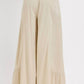 Risen - Linen Mix Ruffle Wide Leg Pants