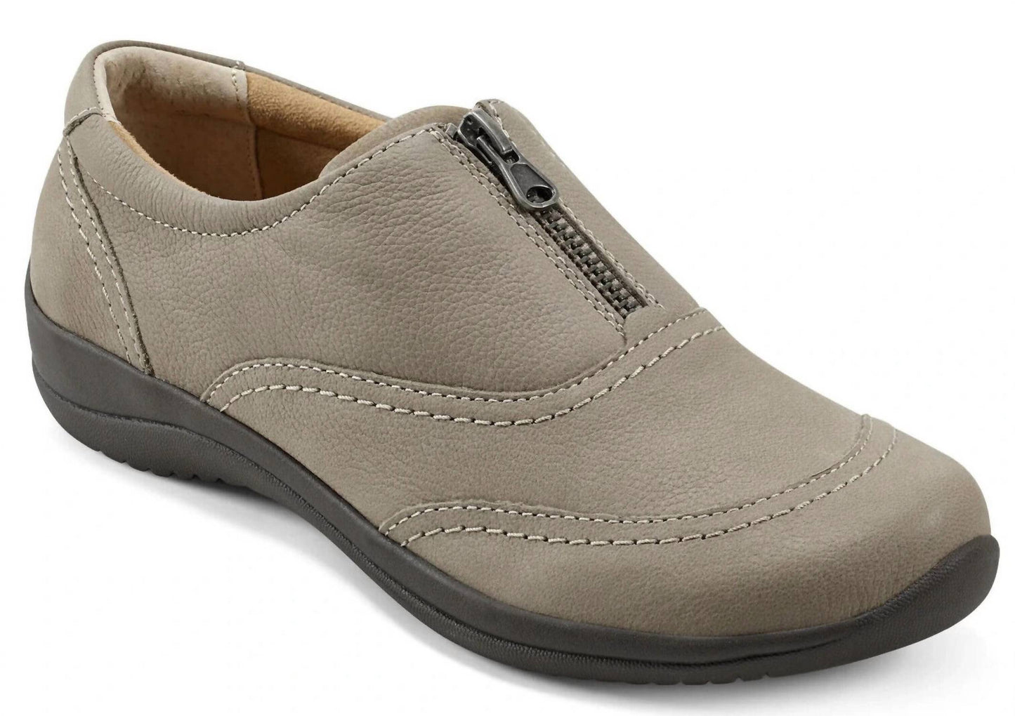 Earth - Women's Fannie Round Toe Casual Leather Slip-on Flats