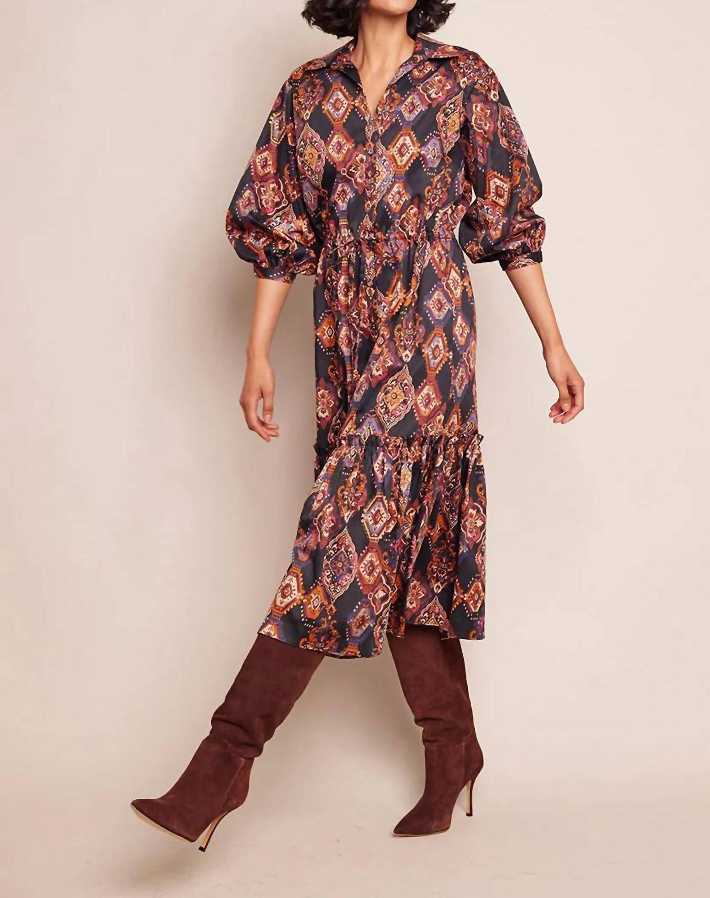Cara Cara - Hutton print dress