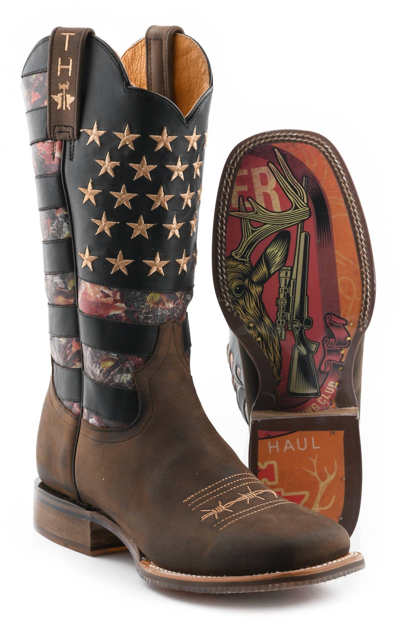 Tin Haul - Men's Open Season With Deer Hunter Sole Boots