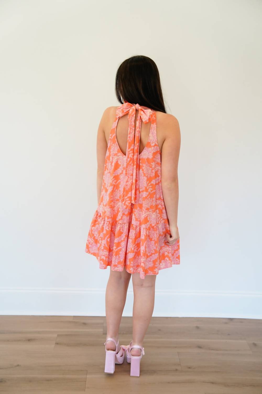 Current Air - Ruffle Halter Dress