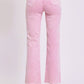 Risen - High Rise Rae Hem Slit Straight Jeans