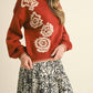 &Merci - Abigail Flower Detail Sweater