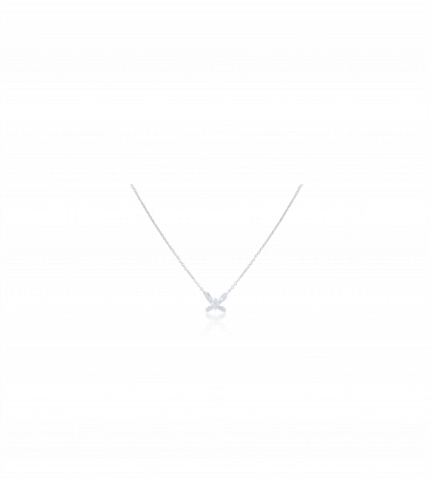 Diana M Jewels - 0.26 Cts Diamond Butterfly Pendant