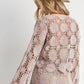 Bluivy - CROCHET CROPPED LONG SLEEVE TOP