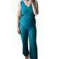 1.State - Sleeveless V-neck Wrap Jumpsuit