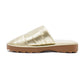 Steve Madden - Women's Chex Quilted Faux Fur Lined Slippers