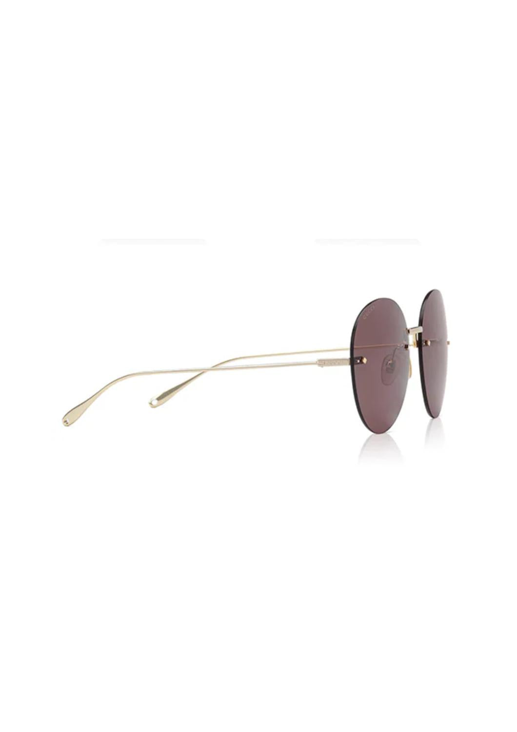 Gucci - Women's Tiger Round Sunglasses With Pendant