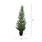 Realistic Artificial Cypress Tree, UV Resistant Indoor / Outdoor Topiary Plant For Decoration - Green Leaves