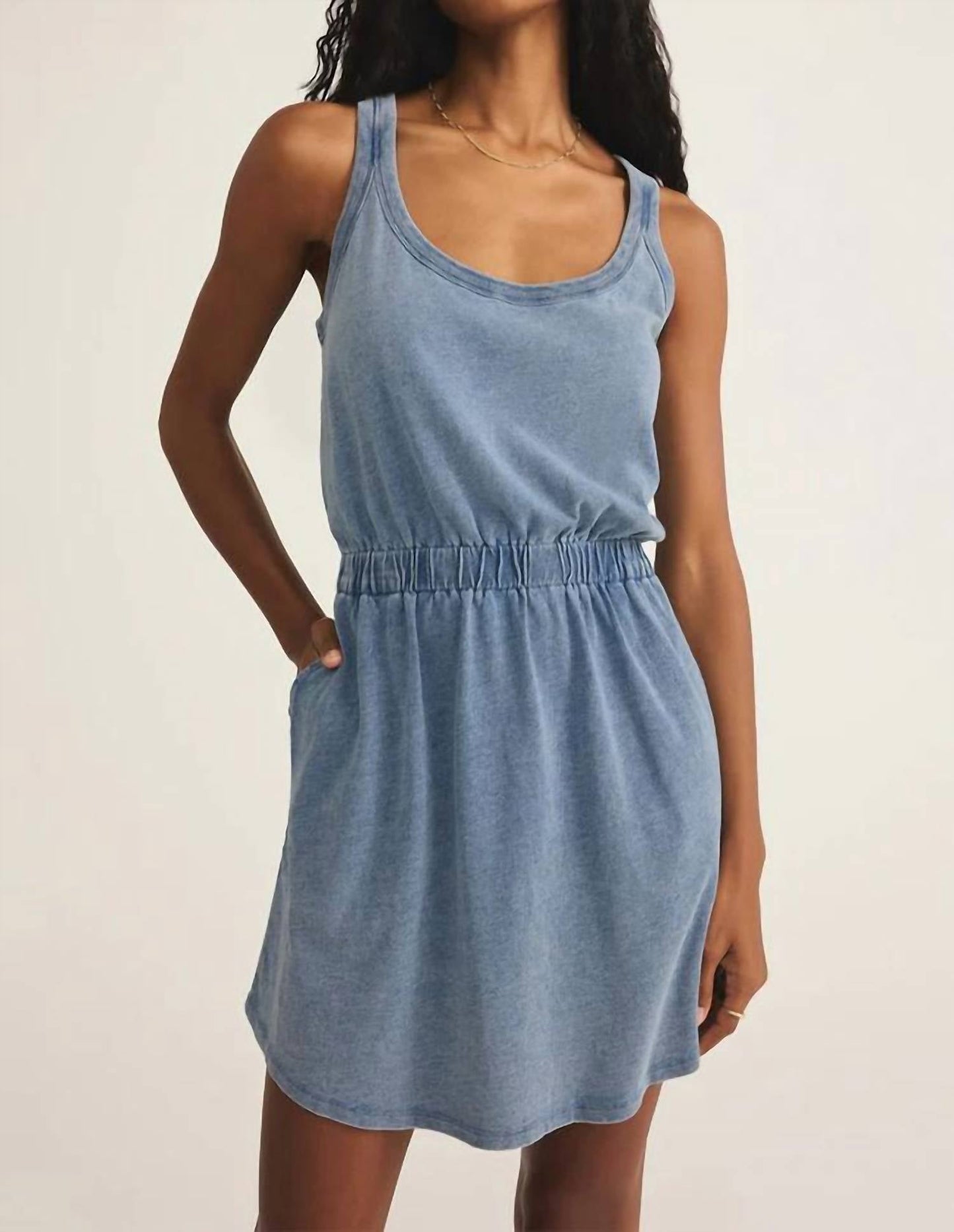 Z Supply - Keegan Knit Denim Mini Dress
