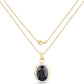 7.50 Carat Genuine Black Sapphire .925 Sterling Silver Pendant