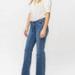 Judy Blue - High Waist Control Top Release Hem Slim Boot Jeans