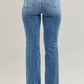 Judy Blue - High Waist Destroy Fray Hem Bootcut Denim Jean