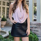 8Apart - Junior Women's Lennon Vegan Leather Skort