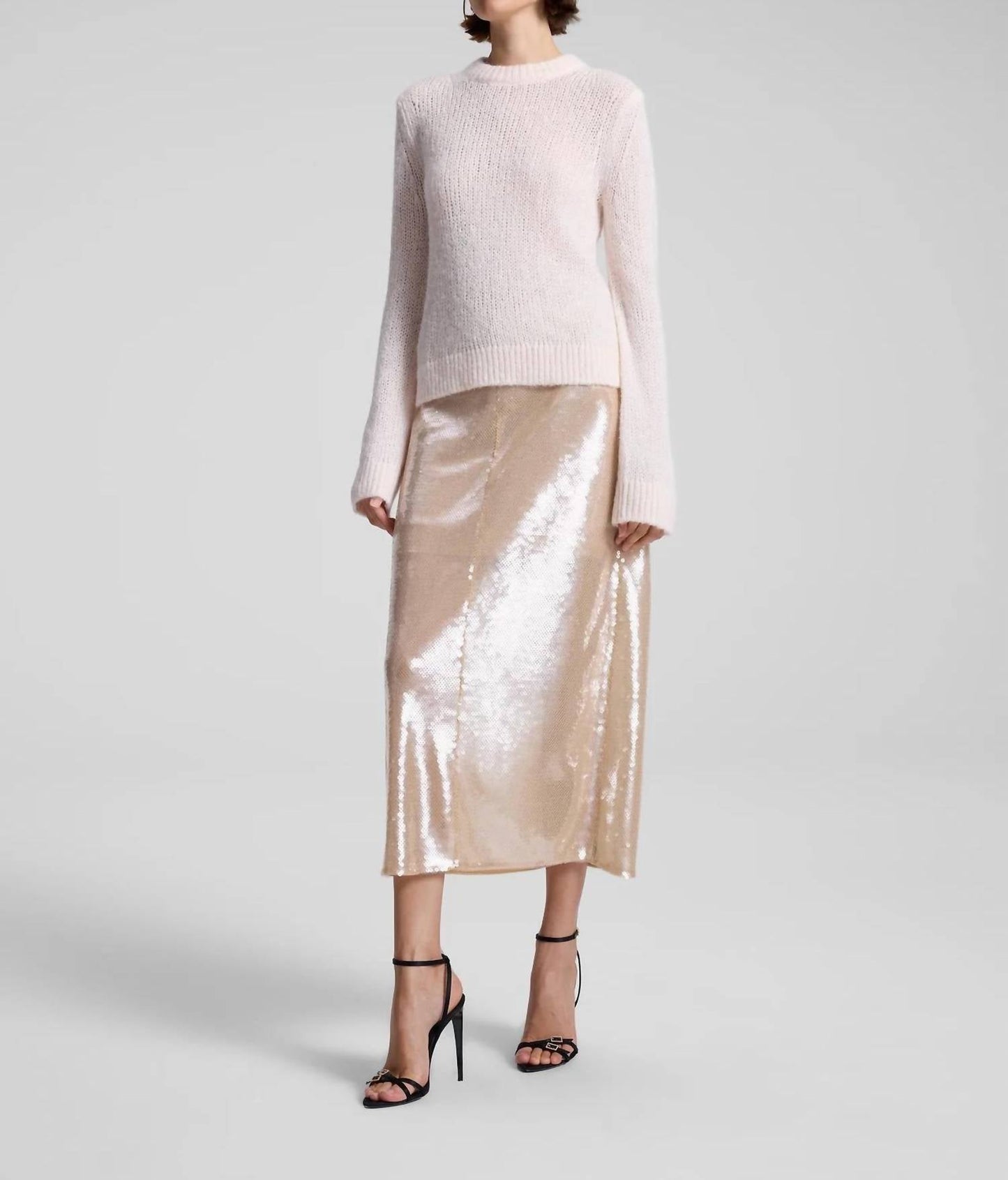 A.L.C. - Bowie Sheer Alpaca Crewneck Sweater