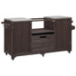K&K 66.5' Outdoor Kitchen Island for Big Green Egg Grills