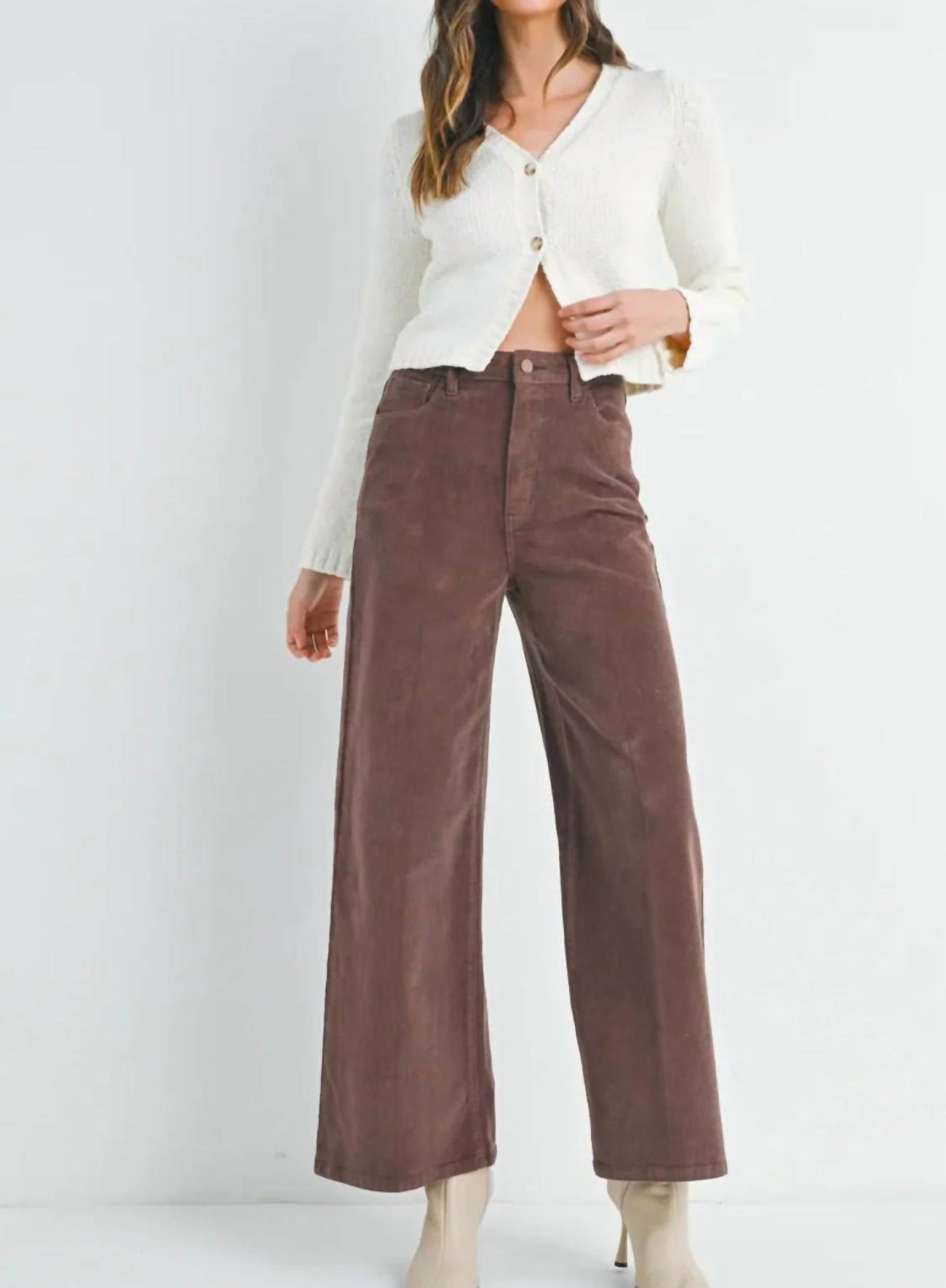Just Black Denim - Women's Wide Leg Corduroy