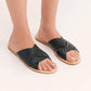 Free People - Women's Leather Crisscross Rio Vista Slides