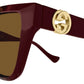 Gucci - Women's Square Injected Sunglass