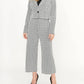 Frank Lyman - Cropped Houndstooth Knit Jacket