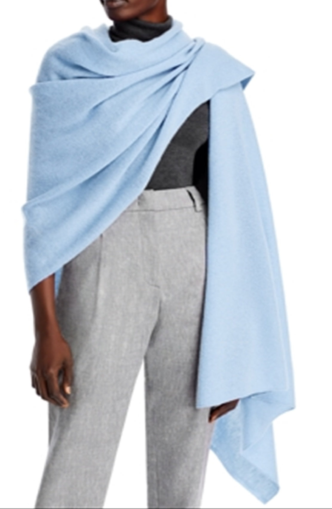 Bloomingdale's Women's Travel Wrap Blue Size Regular