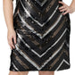 Maree Pour Toi Women's Plus Sequined Sheath Dress Black Size 20