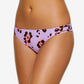 Hula Honey Junior's True Spots Hipster Bikini Swim Bottom Purple Size Medium