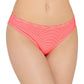Hula Honey Junior's Rib Illusion Hipster Bikini Bottoms Swimsuit Orange Size Medium
