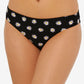 Hula Honey Women's Bikini Bottom Hipster Floral Black