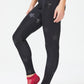 Terez Women's Foiled Star Print Leggings Black Size Medium