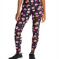 Terez Women's Duoknit Super High Waist Leggings Pink Size Medium