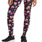Terez Women's Duoknit Super High Waist Leggings Pink Size Medium