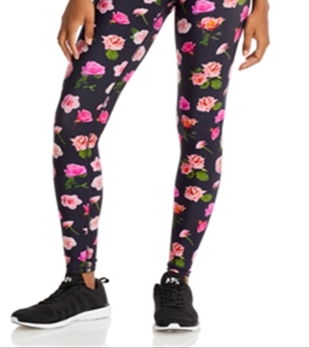 Terez Women's Duoknit Super High Waist Leggings Pink Size Medium