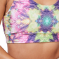 Terez Women's Tie Dyed Sports Bra Pink Size X-Small