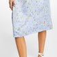 Hippie Rose Junior's V Neck Fit & Flare Midi Dress Blue Size Large