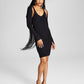 And Now This Women's Ribbed Knit Bodycon Dress & Shrug Black Size X-Small