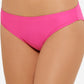 Hula Honey Junior's Solid Bikini Bottoms Swimsuit Pink