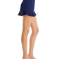 Aqua Women's High Rise Flounce Hem Shorts Blue Size Small